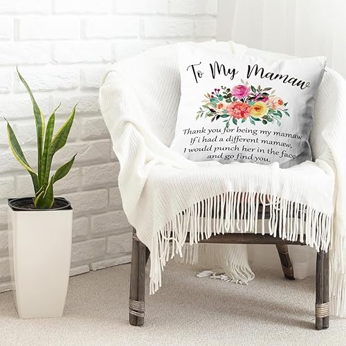 Miniatura 9 de KongMoTree Mimi - Funda de almohada de regalo, If I Had a Different Mimi, I Would Punch Her in The Face, regalo de cumpleaños para abuela, regalo