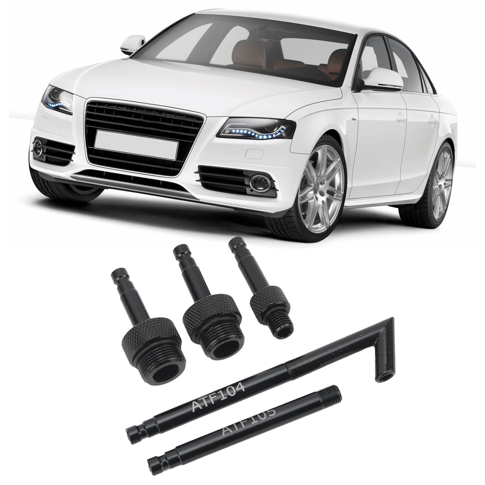 Adapter do Napełniania ATF, 5 Sztuk 1 2 1 1 722.9 Adaptery do Automatycznego Napełniania Olejem Przekładni ATF do , AISIN 09G, 01J, CVT Itp,narzędzia ręczne