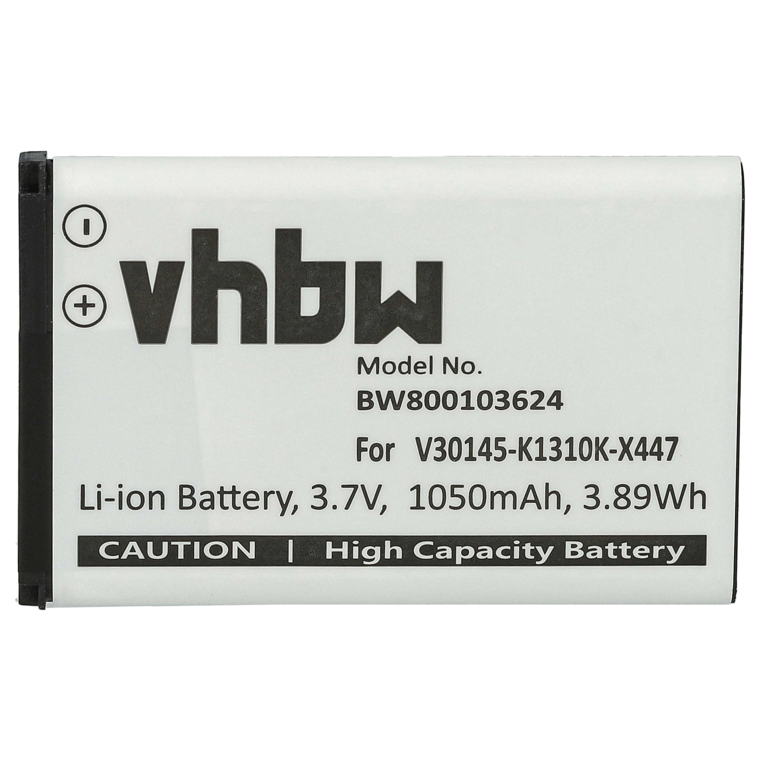 vhbw 10x batteria compatibile con Siemens Gigaset SL910H, SL910, SL910A telefono fisso cordless (1050mAh, 3,7V, Li-Ion)
