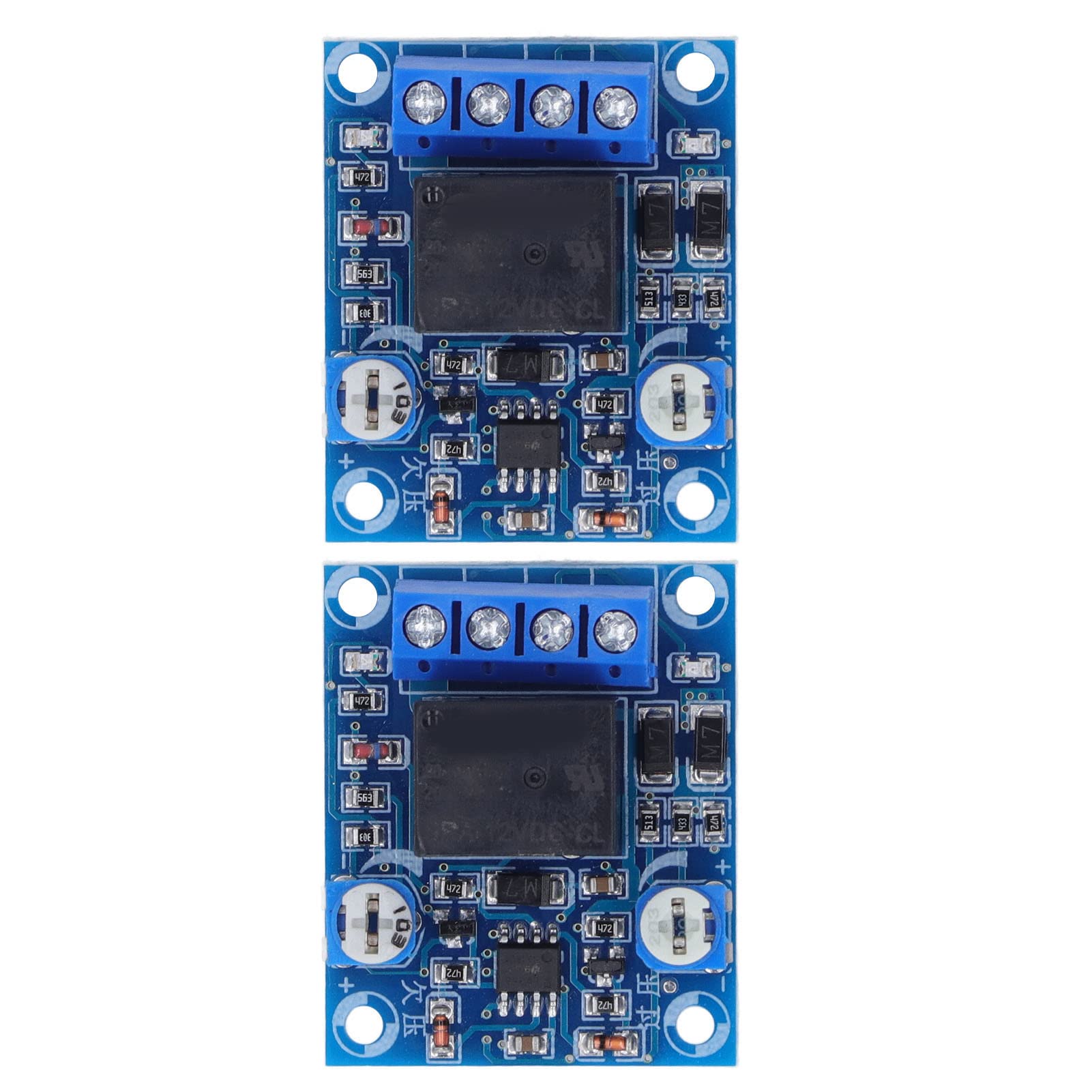 Under Voltage Module, 2pcs Battery Undervoltage Control Board 12V Automatic Recovery Power Off Switch Module, Power Converters