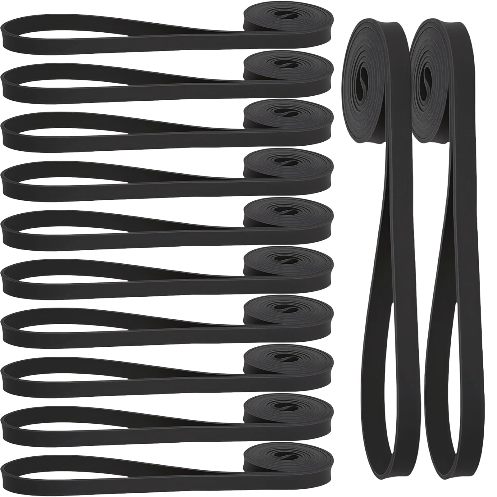 12-Pack Resistance Bands Set - Pull Up Assist Strength Training Physical Therapy for Home Gym Exercise Loop Bands