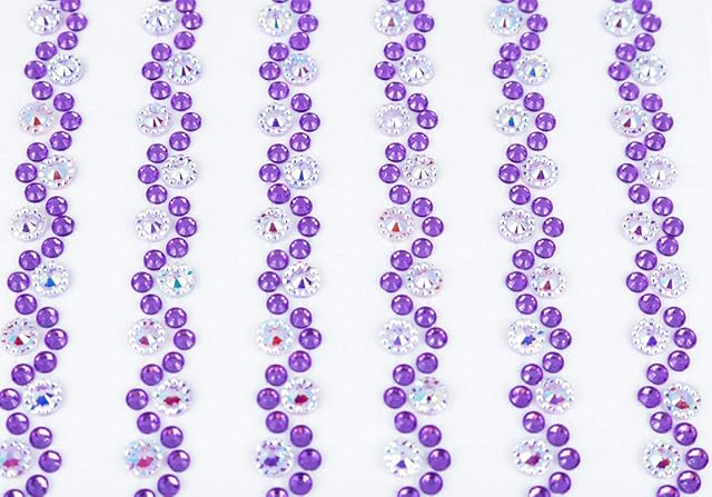 Adesivo Pet - Cartela de Adesivo Mix Floral Roxo