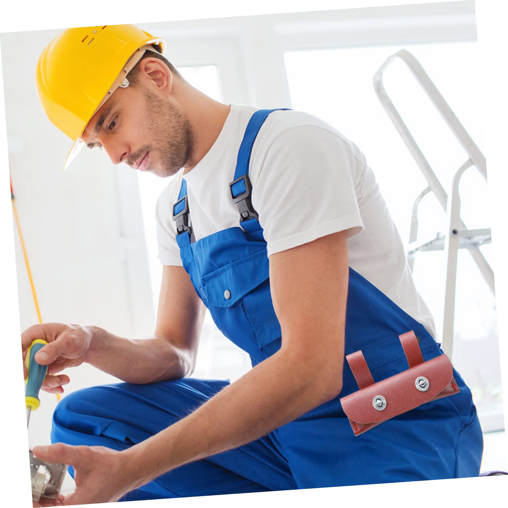 Balacoo 2 Pcs Protect Brown Axe Hatchet Leather Case Camping Accessories Leather