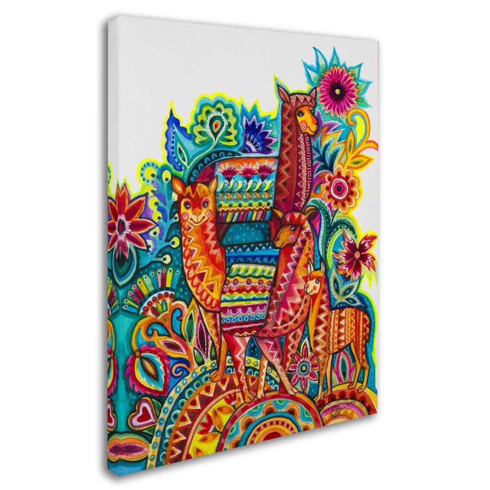 Amazon.co.jp: Oxana Ziaka作メキシコ産アルパカ、14x19インチ