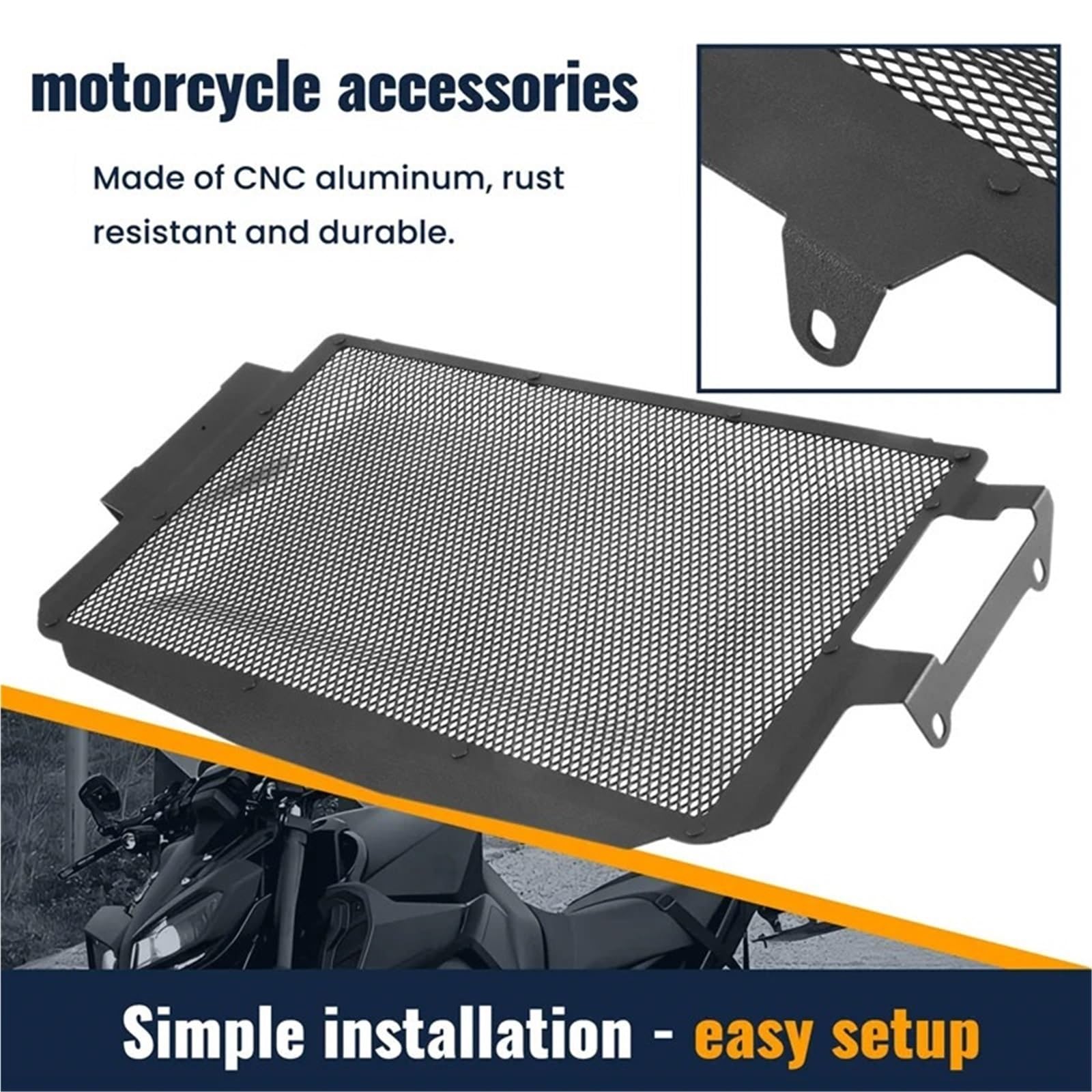 osłona chłodnicy kratka Akcesoria motocyklowe Osłona chłodnicy osłony Pasuje do MT-09 MT09 2024 2025