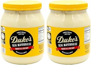 Duke’s Real Mayonnaise Jar – Original Smooth & Creamy Taste, 64 Ounce (Pack of 2)