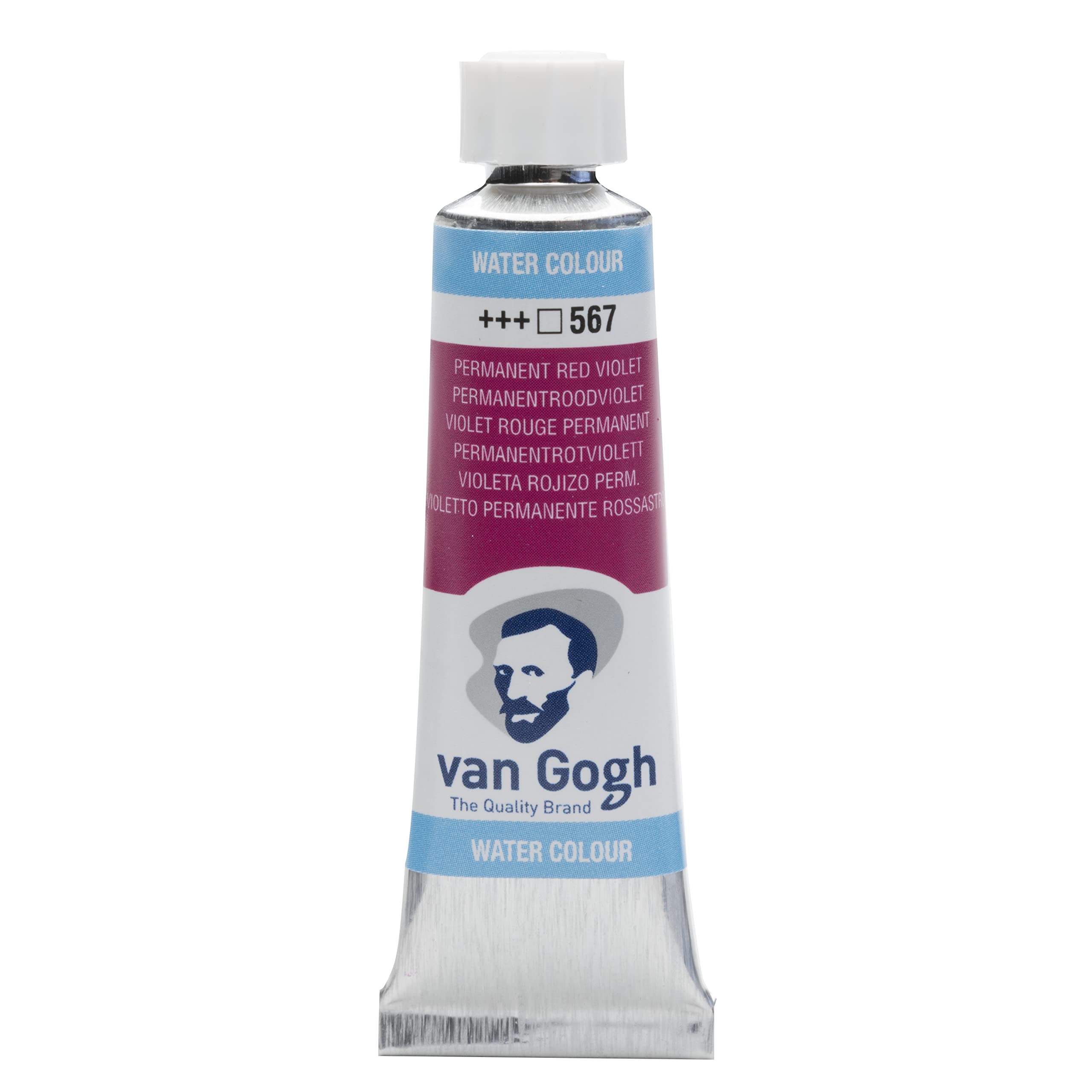 Van Gogh Watercolour Paint, 10ml Tube, Permanent Red Violet 567