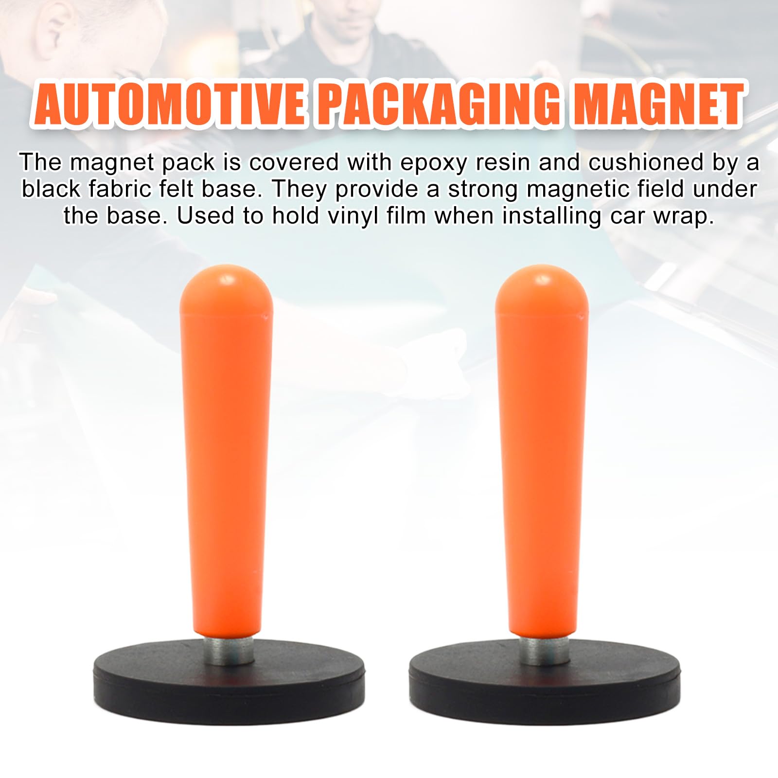 8 stuks auto montagemagneten: verpakking gripper magneethouder