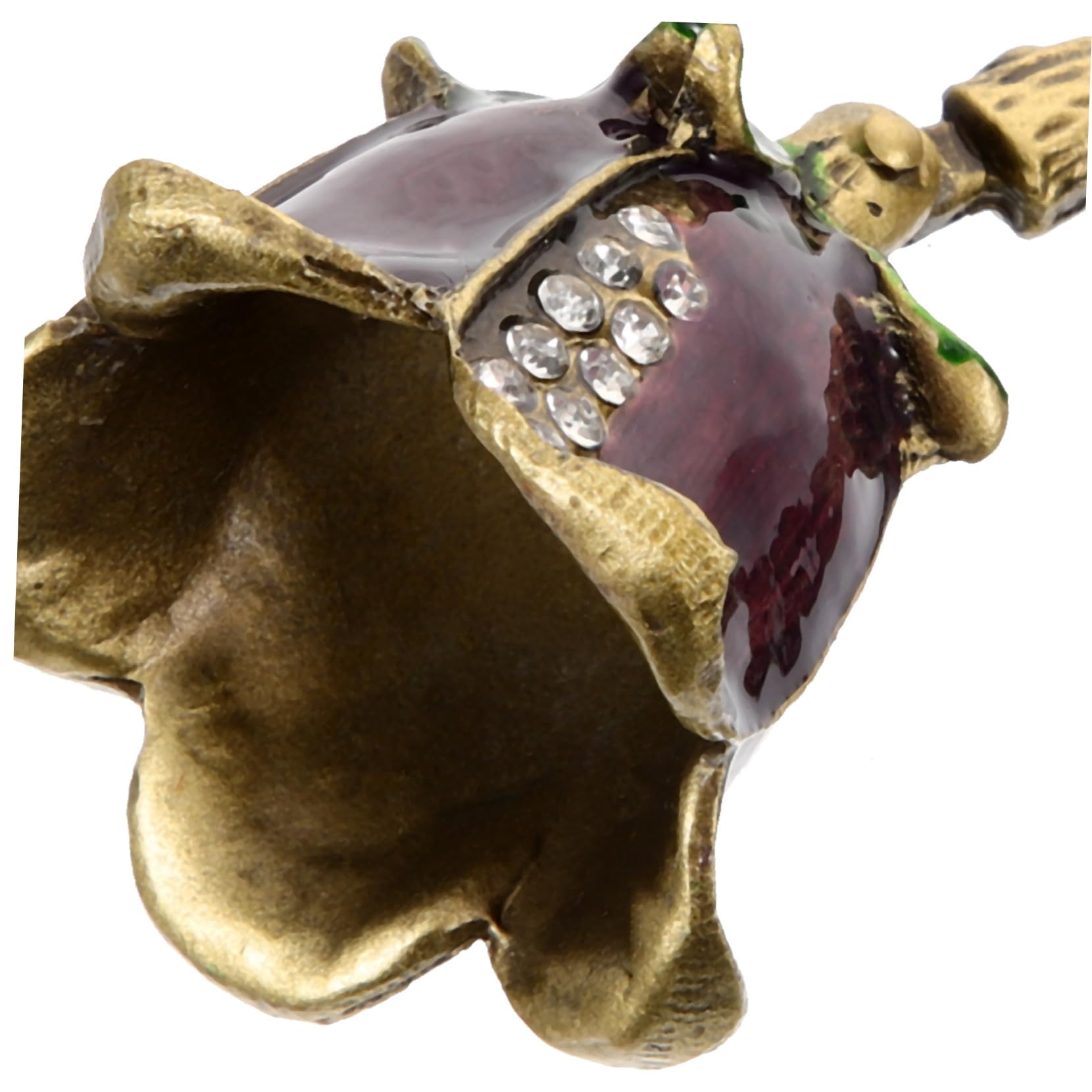 Gatuida 4pièces Cendrier De Bougie Éteignoir Vintage Outil De Sécurité pour Éteindre Bougies Parfumées Accessoire pour Amateurs De Bougies Design Élégant avec Violettes