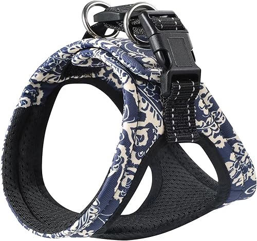 Arnés de chaleco para perro, velcro ajustable sin tirones con almohadilla de esponja suave y correa de mango reflectante, ganchos de metal para Arnés de chaleco para perro, velcro ajustable sin tirones con almohadilla de esponja suave y correa de mango reflectante, ganchos de metal para