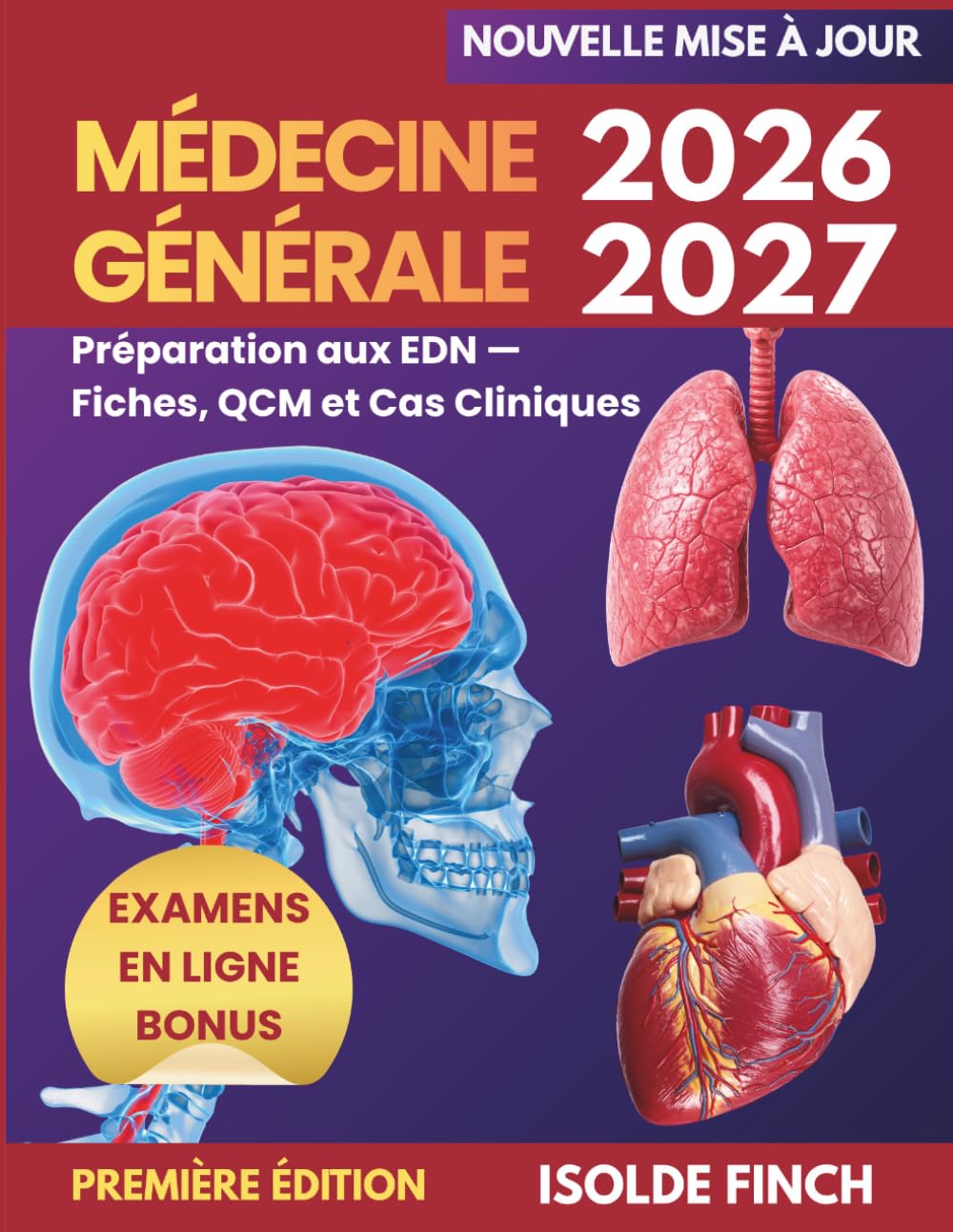 Médecine Générale 2026-2027: Préparation aux EDN — Fiches, QCM et Cas Cliniques: 1 (Guides d'études médicales EDN français)