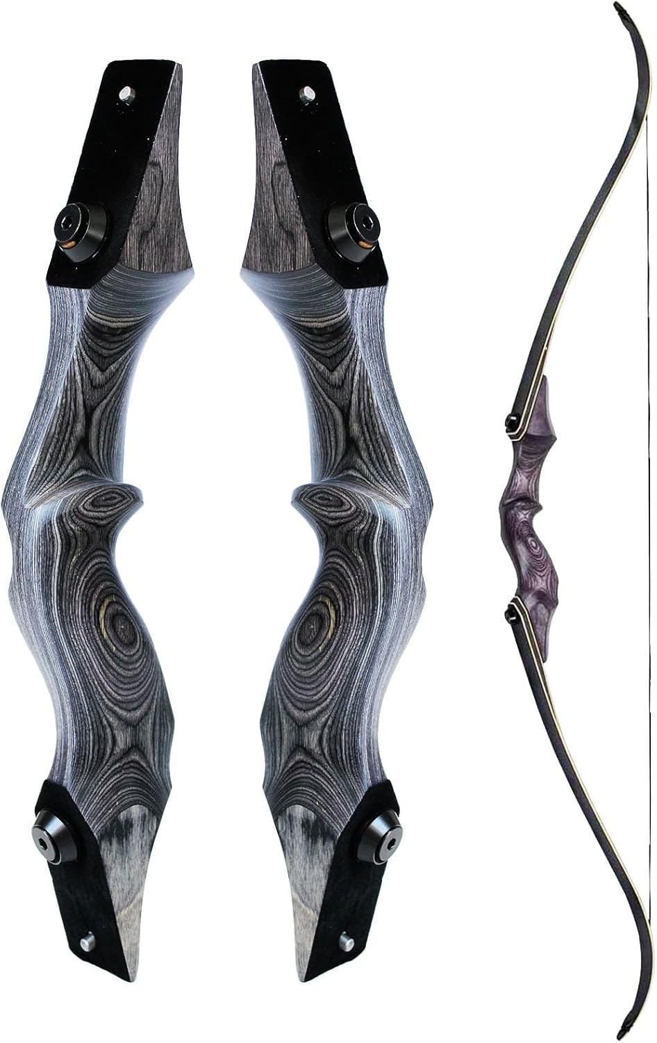 Archery Takedown Recurve Bow Hunter Takedown Recurve Bow,60inch Traditional Hunting Bows Target Shooting Practice for Right Hand