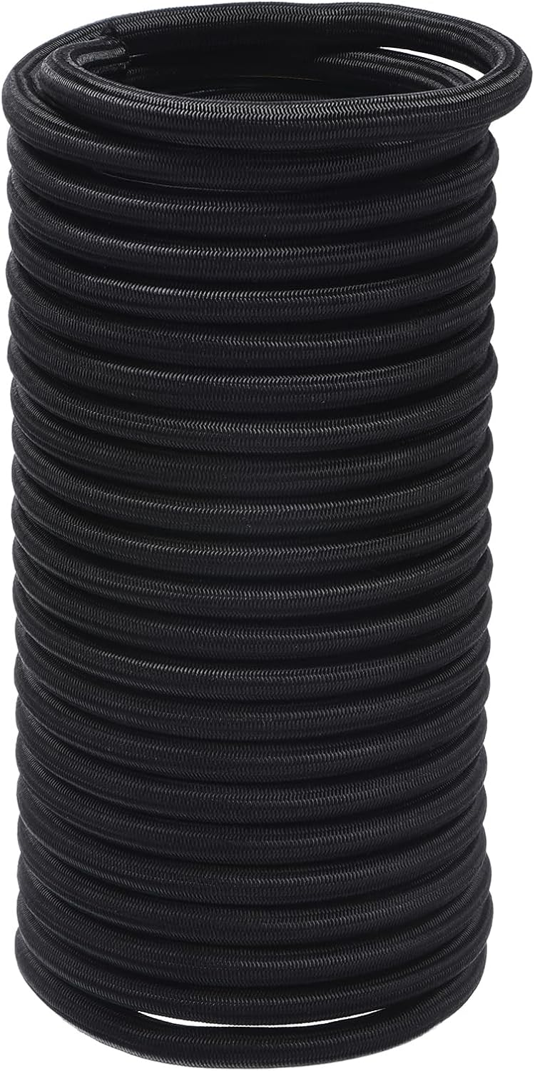 PATIKIL Bungee Shock Cord, 5/8" x 25Ft Polyester Marine Grade Bungee Cord Elastic String Replacement for Zero Gravity Chair Kayak Camping Tent Pole Cargo Tie Downs