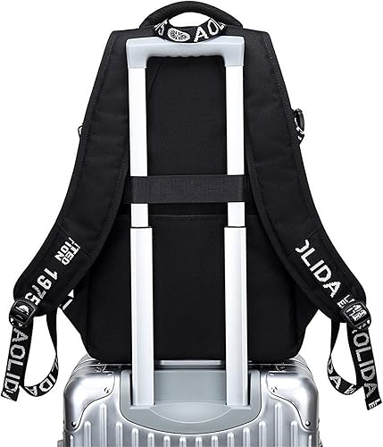 Miniatura 6 de Al-Nassr FC - Mochila para laptop con puerto de cargador USB, mochila casual Cristiano Ronaldo, mochila gráfica CR7, Azul 2, Mochilas Daypack