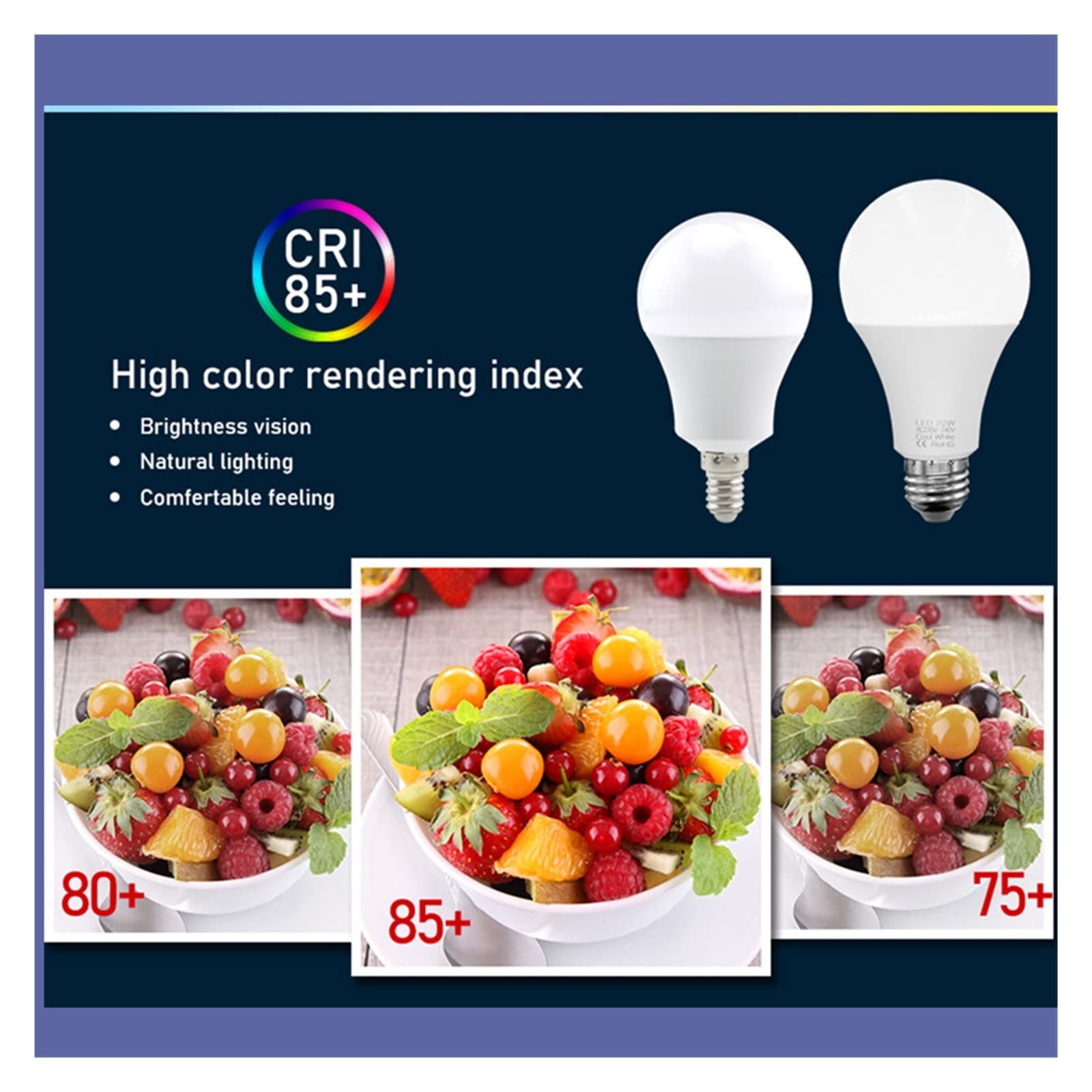 6 sztuk/partia żarówki LED lampa E27 E14 AC 220V żarówka 24W 20W 18W 15W 12W 9W 6W 3W Lampada salon żarówka Led do domu światło dzienne Lucky (Color : Cold White, Size : 220V-E14-12W)