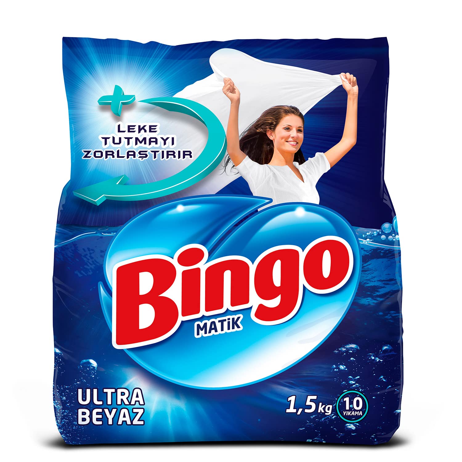 Bingo Ultra Beyaz 10 Yıkama Sıvı Çamaşır Deterjanı (1 x 1500 g)
