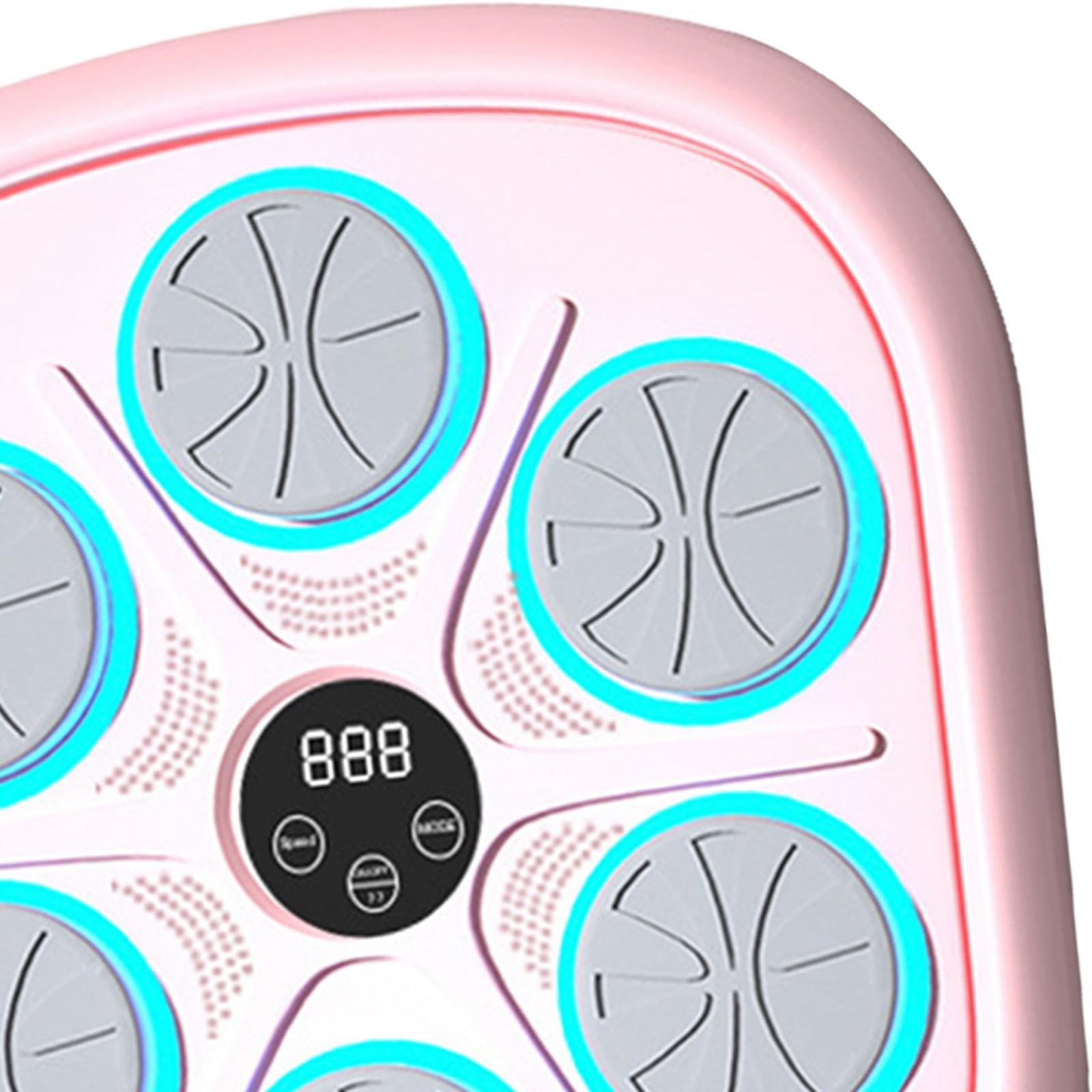 Music Boxing Machine Allenamento a Parete Elettronico Music Pad per Adulti Bambini Luci Interattive Realizzato in PP Adatto a Fitness Esercizi