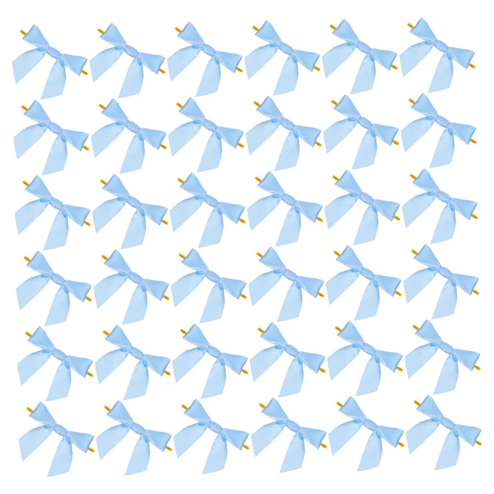 100piezas Lazos para Bolsa de Obsequio de Cinta de Raso Preatados Unidades Mini Lazos para Decorar Paquetes para Manualidades Regalos Bolsas de Dulces y Bodas
