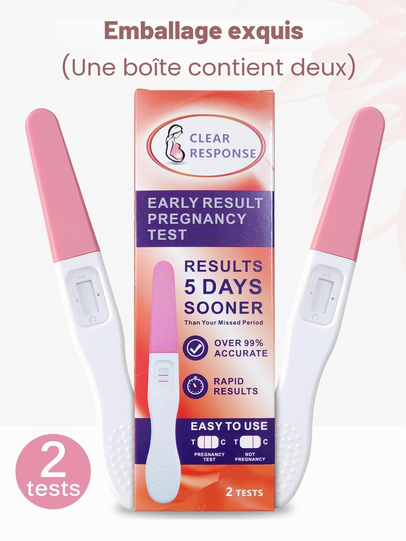 Faux test de grossesse positif, faux test de grossesse positif, un jouet de test de grossesse amusant efficace, cadeaux de Noël d'avril