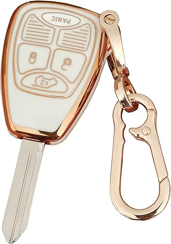 Miniatura 14 de para Lexus Funda para Llave con Llavero Compatible con Lexus Es300 Gs300 Gs400 Gs430 Is300 Ls400 Ls430, Blanco, Pequeño Blanco,Negro