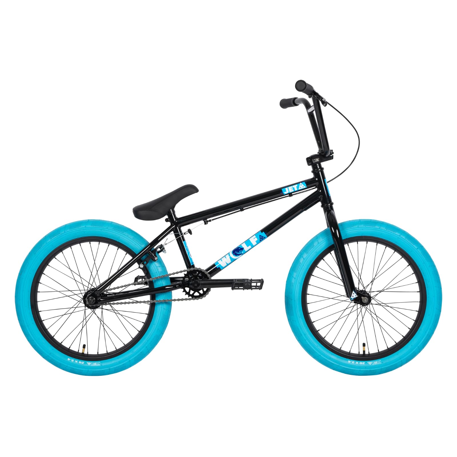 Jet Wolf Freestyle BMX Bike, Intermediate level Rider. 20-Inch Wheel BMX Kids Bike