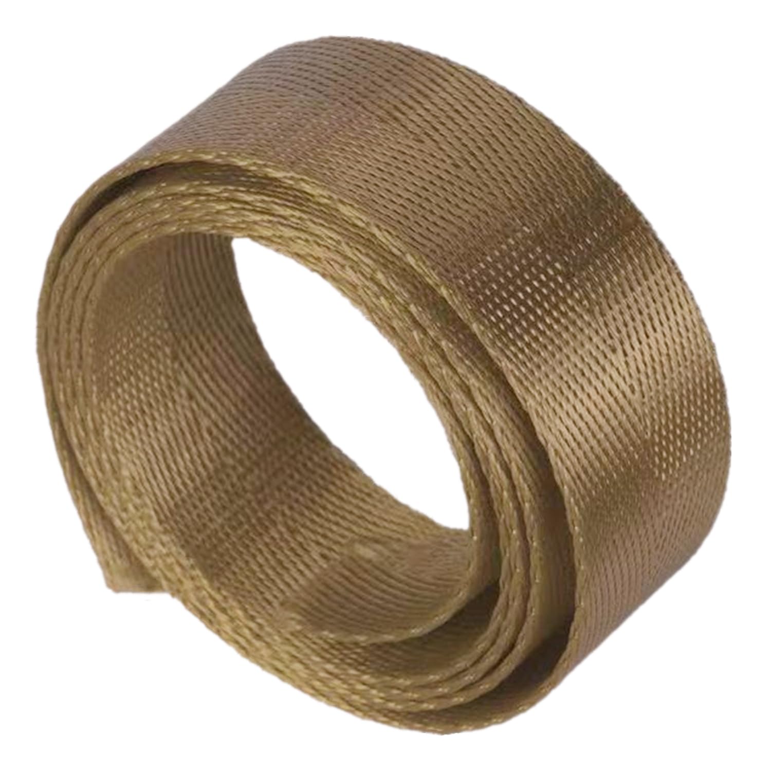 FGJsfhrDTU Webbing, Nylon Band Herringbone Tape 25mm Width 5-20 Yard Multicolor(Tan,20 yard)