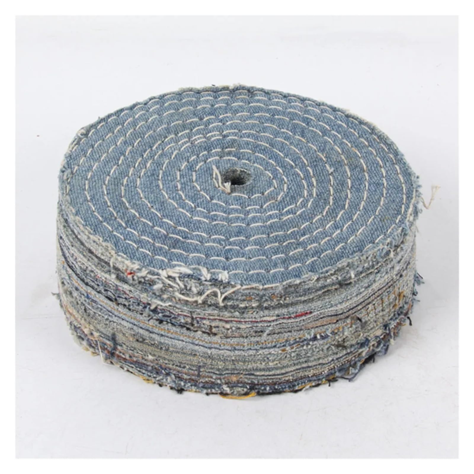 Rueda de Pulido de Tela Vaquera de 4 a 12 Pulgadas, Discos de Pulido de Mezclilla for pulir Metales de Acero Inoxidable, 1 Pieza(200mm)