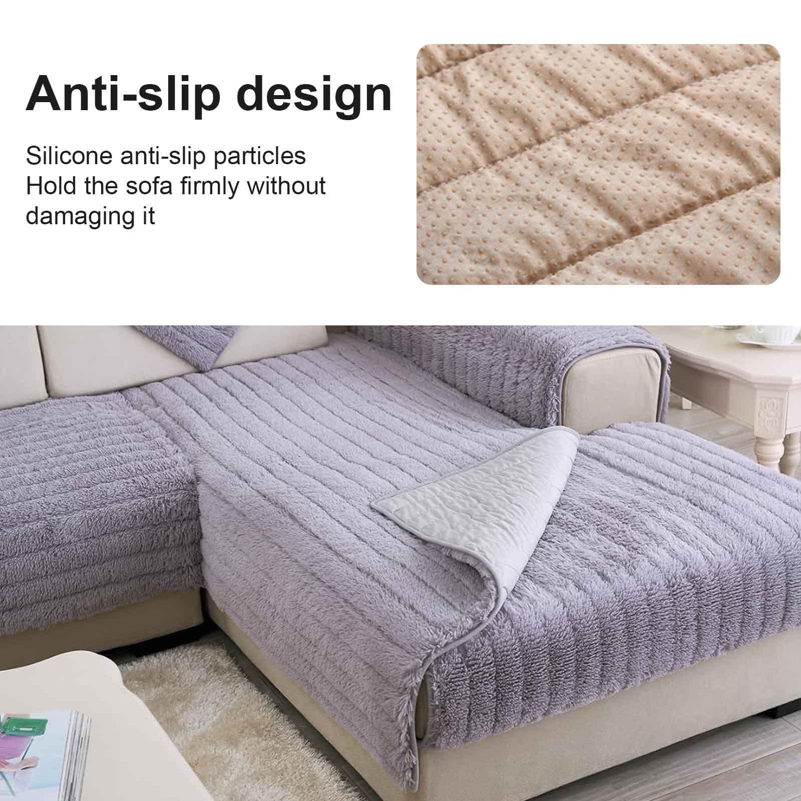 Housse De Canapé Imperméable Universelle YSZBD - Taille 90x180 Cm, Velours Teddy, Anti-taches, Pour Chiens/chats - 10