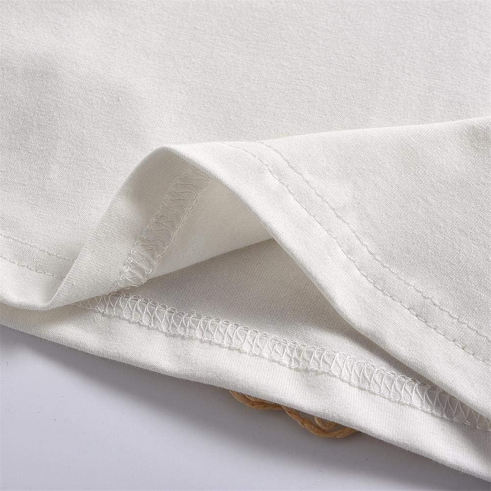 MODNTOGA Kids Baby Girl Long Sleeve Collar Shirt Toddler White Blouse Puff Short Sleeve T-Shirt Solid Color Basic Top Bottom - Image 7