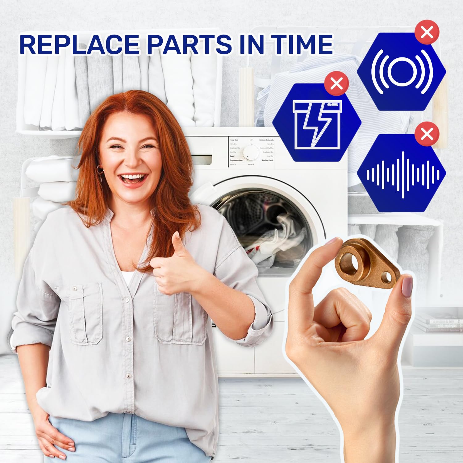 Łożysko do tylnej części bębna suszarka do ubrań z oryginalnym kodem C00142628 dla Indesit dla Ariston dla Hotpoint - 10 lat gwarancji - MONTERAL