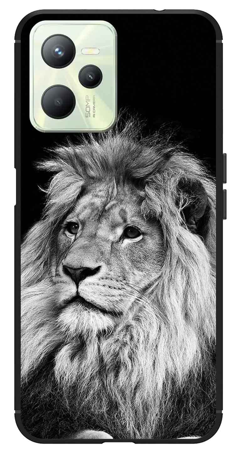 Amazon Brand- Solimo Designer Lion Design Black Printed Soft & Flexible Hybrid Back Case Mobile Cover for Realme C35 (B09XMX8JFX) Amazon Price History, Amazon Price Tracker