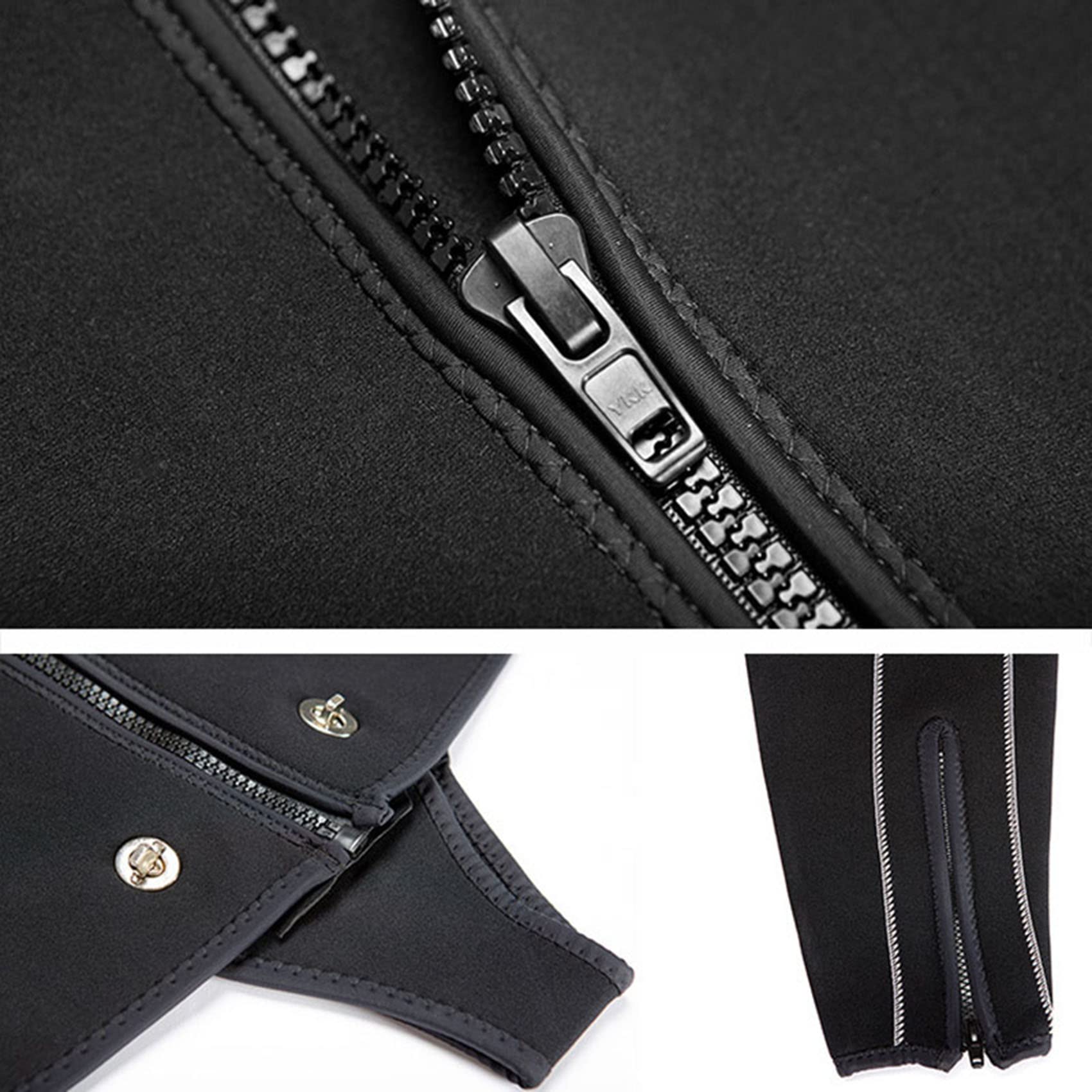 Hommes 5mm Grande Taille Combinaison de plongée Vestes Pantalons à Manches Longues Combinaison de plongée sous-Marine Saut Surf plongée en apnée Combinaisons
