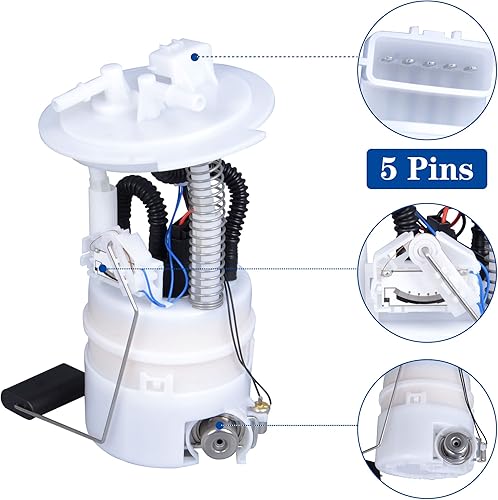 Miniatura 3 de Conjunto de bomba de combustible compatible con Nissan 2004-2006 Altima 3.5/2.5L, 2004-2009 Quest 3.5L y 2004-2008 Maxima 3.5L reemplaza a E8545M