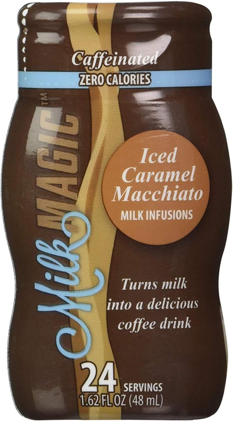 Milk Magic, Liquid Milk Infusions Flavor Enhancer, 3 pack - 1.62oz each, Iced Caramel Macchiato