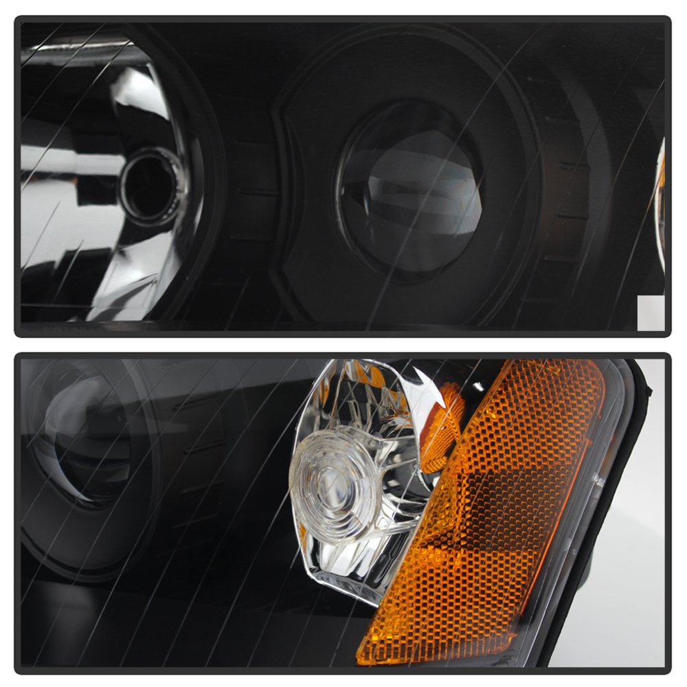 ACANII - For [Halogen Model] 2002-2005 Audi A4 S4 B6 Quattro Black Projector Headlight Headlamps Replacement LeftRight product thumbnail 3