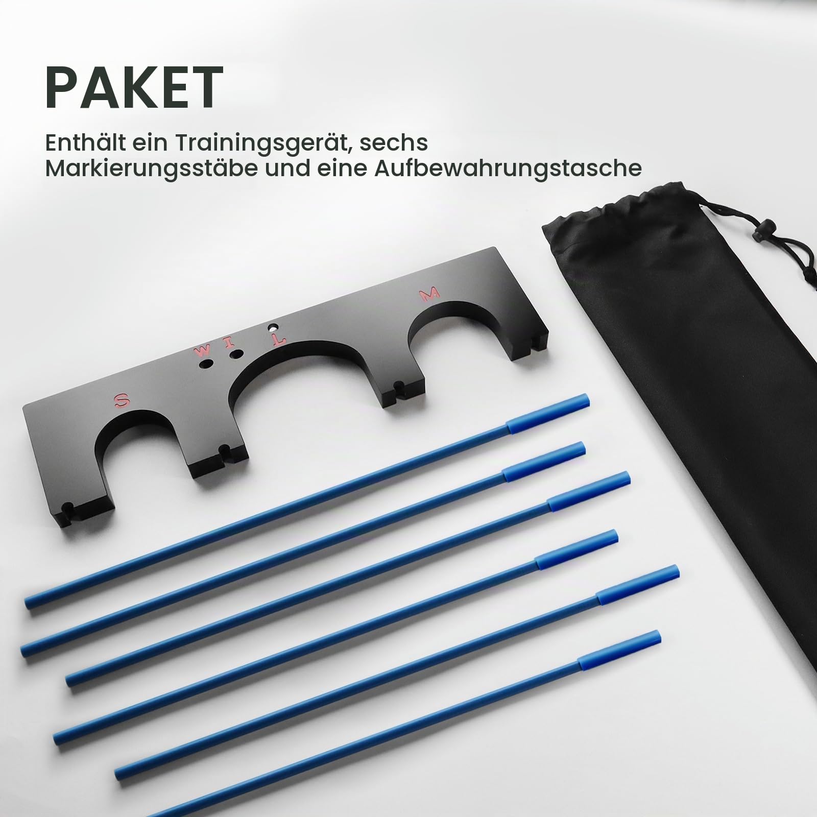 Golf Schwungtrainer Golf Training Aid Tour Zieltor mit 6 Ausrichtungsstöcken 5 Wing Plane Winkeln Leichtgewicht für Golf Swing Trainer Indoor Outdoor