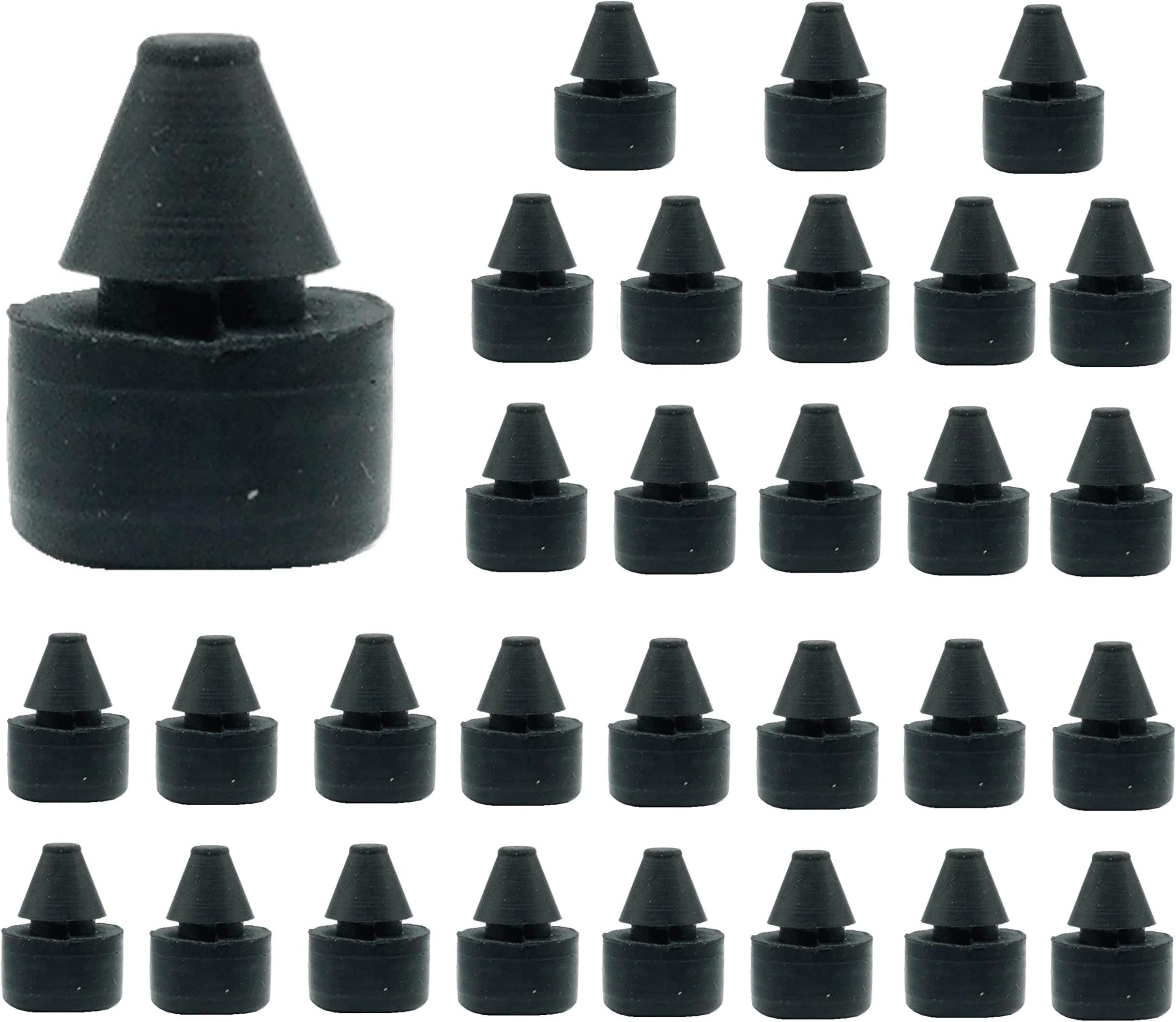 4 PCS/SET Black Door Bumpers Rubber Molded Door Jamb Body