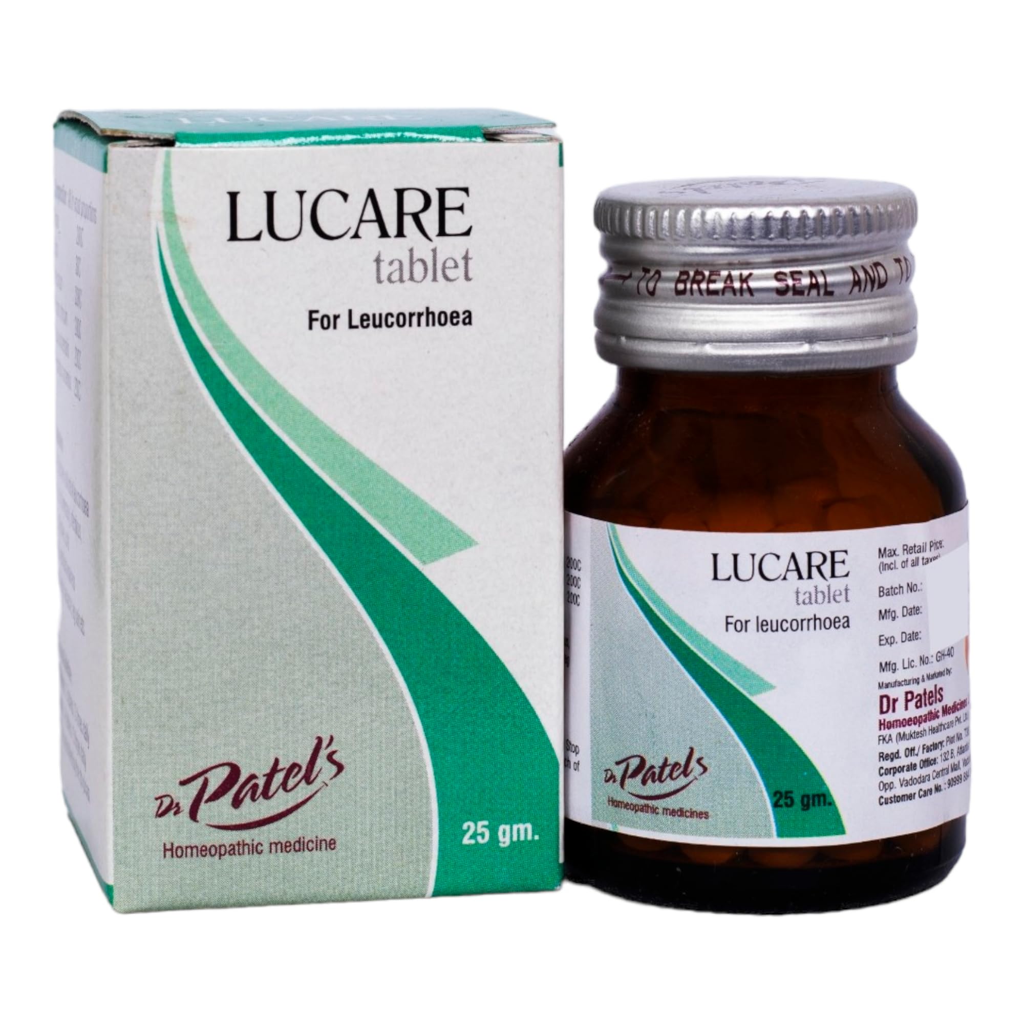 Dr Patels 2 Pcs Homeopathic Lucare Tablet - Effective Solution for Leucorrhoea, Generalized Weakness, Chronic Pain & Leg Pain- 25gms (B0CF9RJZVS) Amazon Price History, Amazon Price Tracker