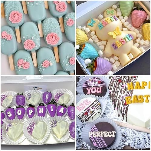 Miniatura 8 de SUNKOOL NW-028 - Molde de silicona con flores de rosas para decoración de azúcar de chocolate herramientas Fimo 4 tamaños rosa 1 pieza