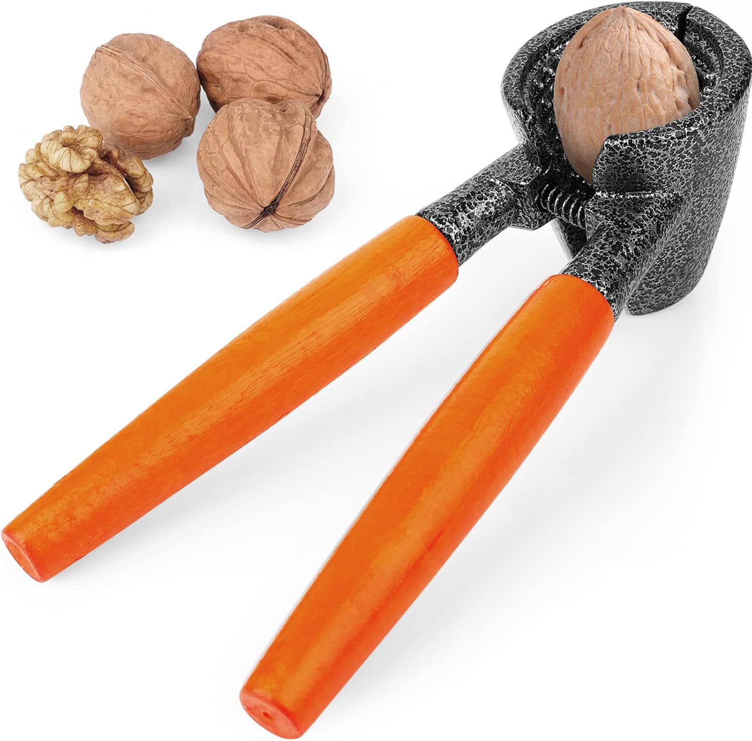 ChromLives Nutcracker Kitchen Tool for Walnuts Pecan Cracker with Non
