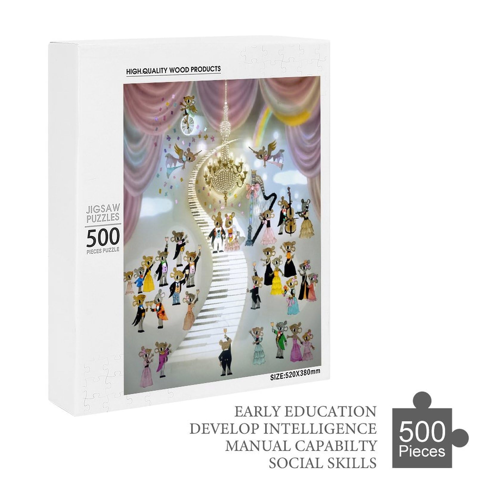 Amazon | 藤城清治 ねずみの吉夢 ジグソーパズル 300/500/1000PCS