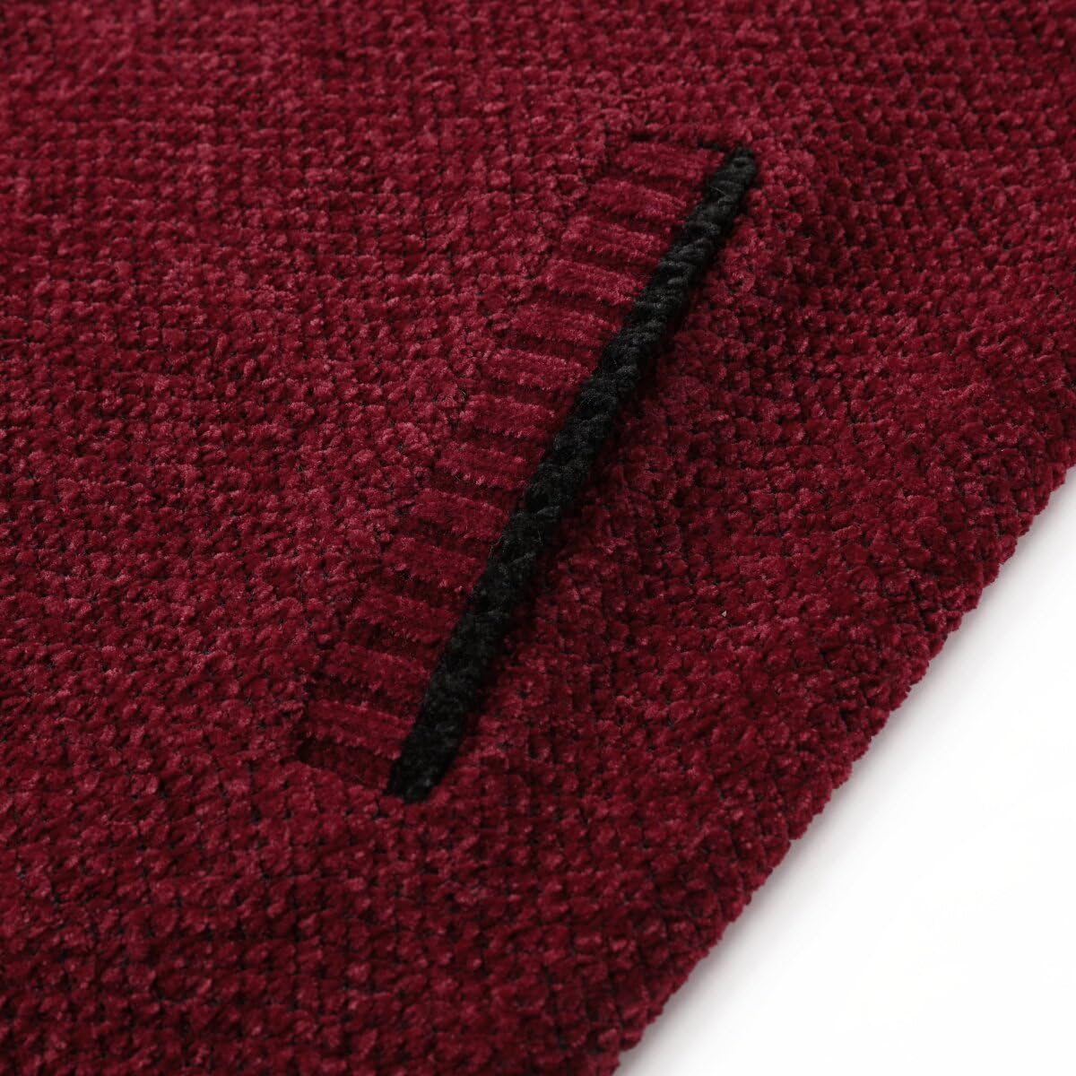 Allthemen Cardigan da Uomo Spesso con Collo Alto e Cerniera Lavorato a Maglia Sweater con Maniche Lunghe in Lana e Cotone