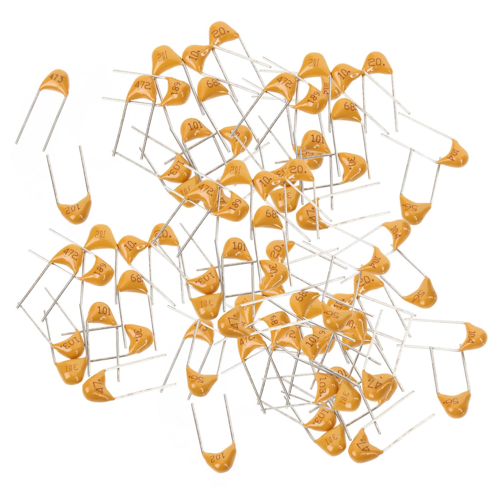 Uonlytech Lot De 3 Condensateurs Multicouches En Céramique 100 Nf 50 V Pour Réparation Électronique Et