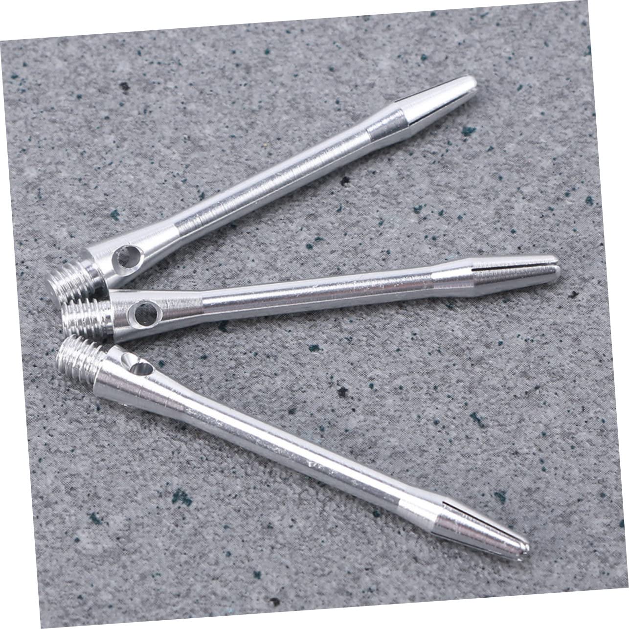DECOMELODY 10pcs 48mm Aluminum Alloy Shafts 2ba Thread Professional Dart Set Flight Compatible Throwing Toys