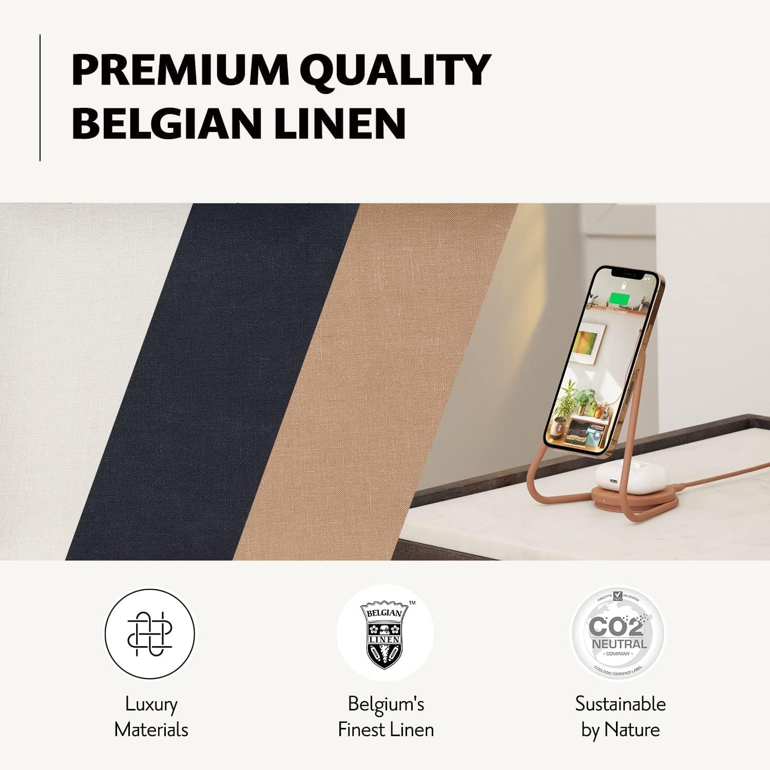 Amazon.com: W&P COURANT MAG:2 Wireless Charging Stand - Belgian