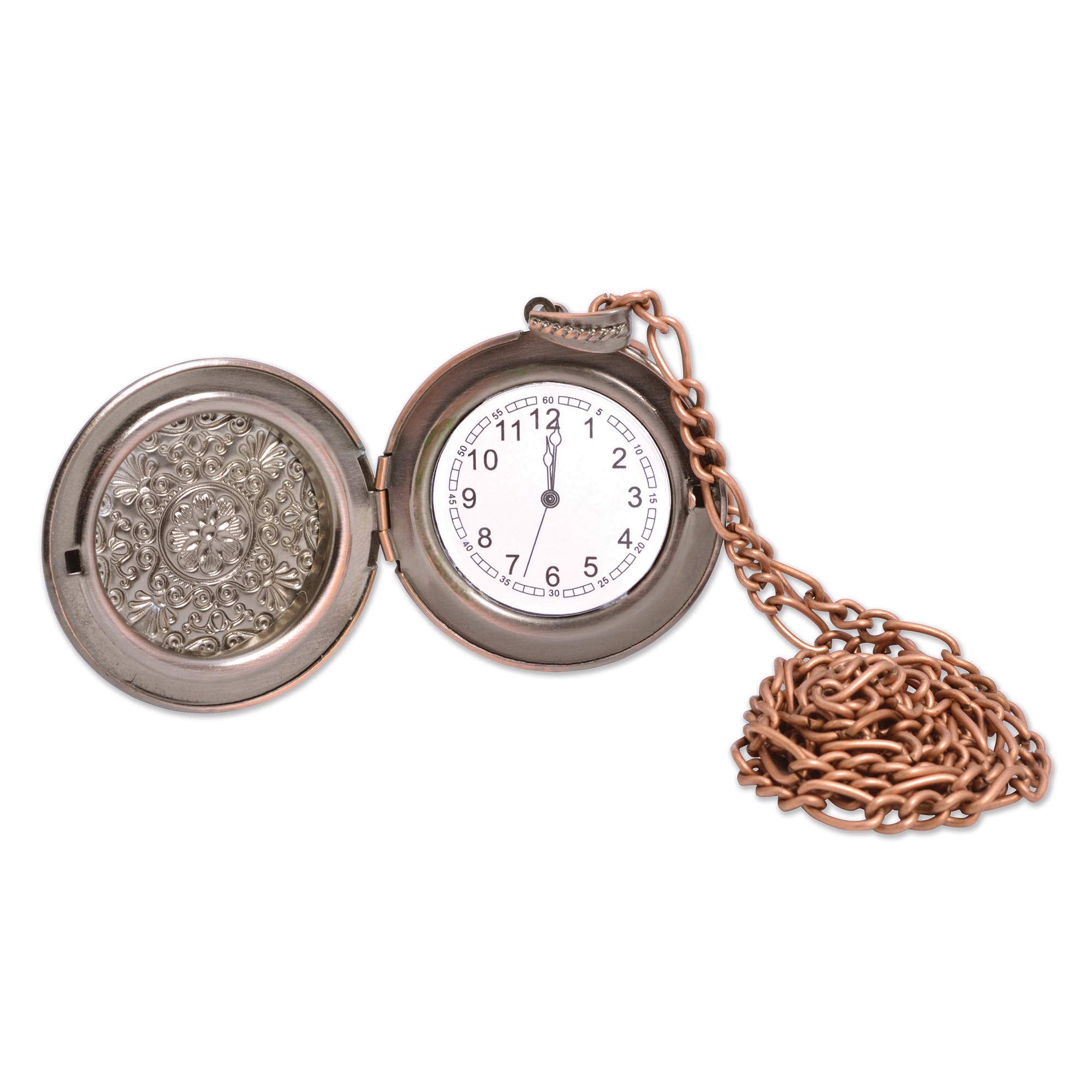 Bristol Novelty BA778 Steampunk Pocket Watch, Mens, One Size