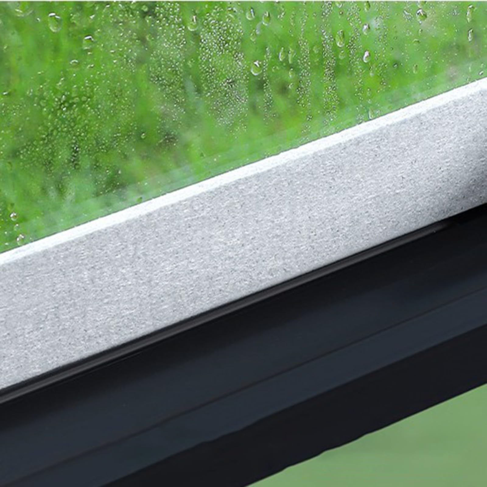 2 rotoli di nastro antigoccia per condensa da 2 m x 40 mm, in schiuma, per finestre e porte, striscia assorbente per condensa