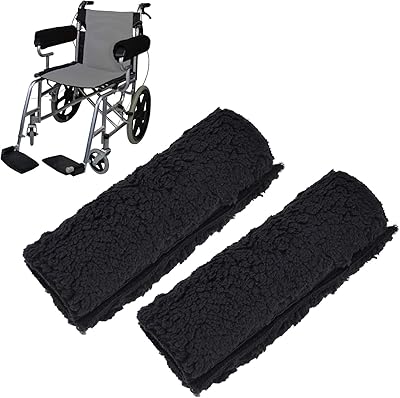 Wheelchair Armrest Cover, Non Slip Arm Rest Cover Cushion Pad Wheelchair Armrest Pads Soft Support Cushion Accessories, Comfort Padding Pressure Relief
