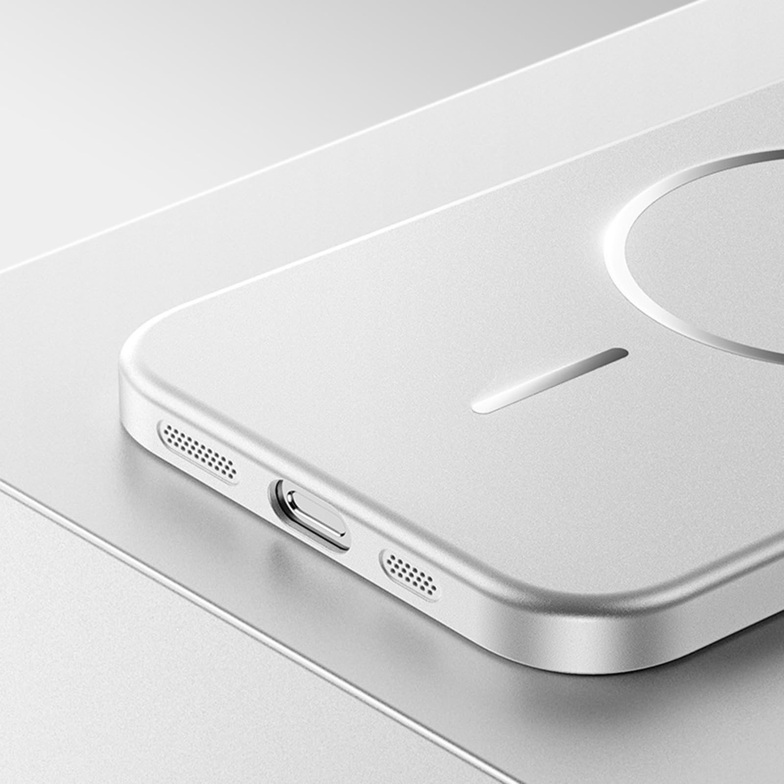 Magnetisch Hülle für iPhone 17 Pro Max/17 Pro/17 Air/17, Dünne Gefrostet rutschfeste Schutzhülle Unterstützt Drahtlose Aufladung Handyhülle,Schwarz,17 Pro
