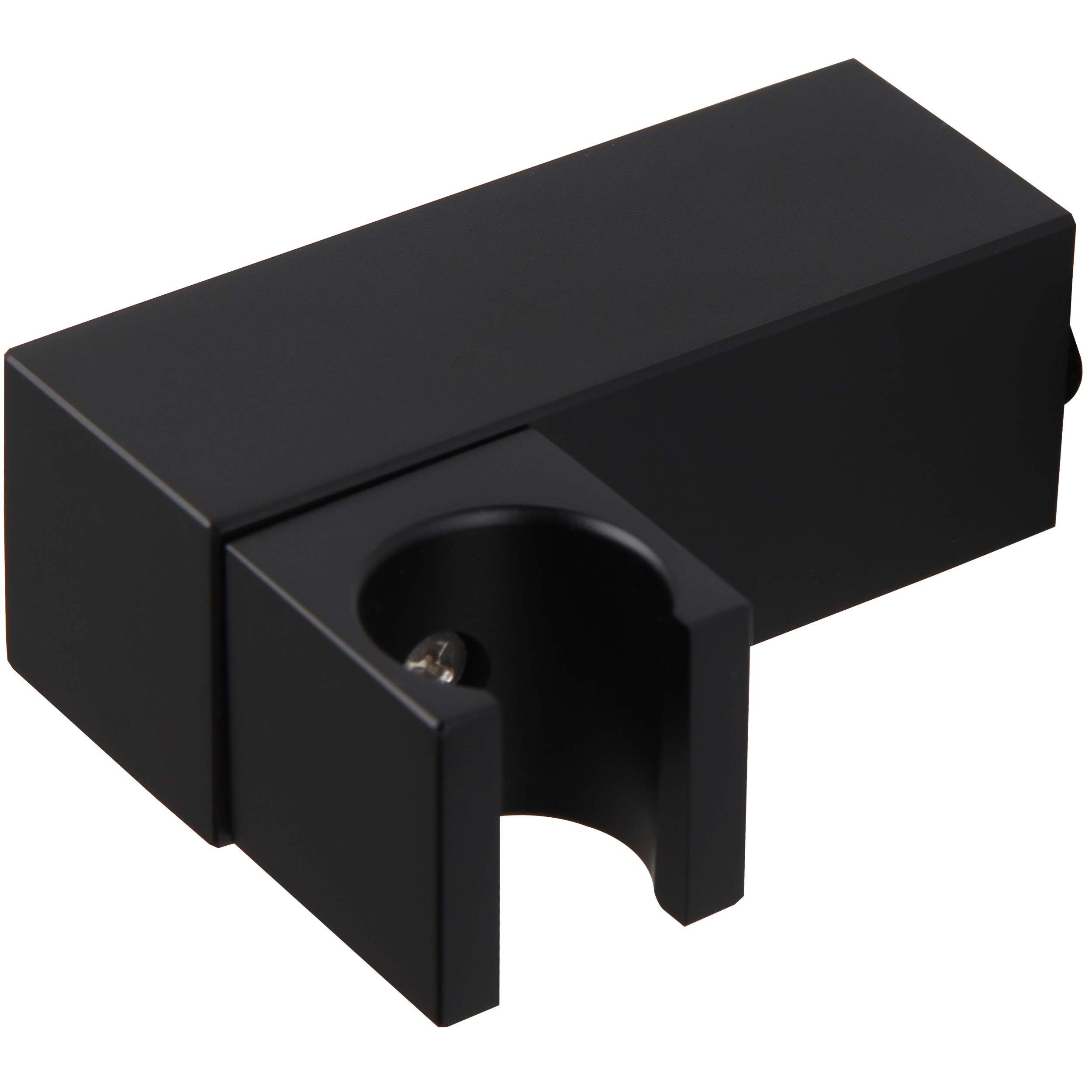 Kelica558603 Solid Brass Wall Mount Handheld Shower Bracket Holder, Matte Black Finish